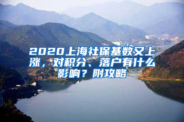 2020上海社?；鶖?shù)又上漲，對(duì)積分、落戶有什么影響？附攻略