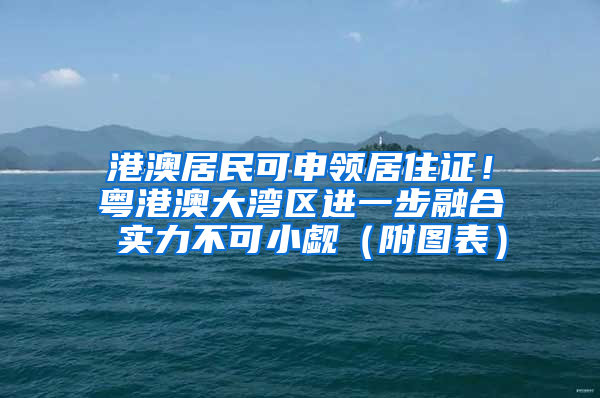 港澳居民可申領(lǐng)居住證！粵港澳大灣區(qū)進(jìn)一步融合 實(shí)力不可小覷（附圖表）