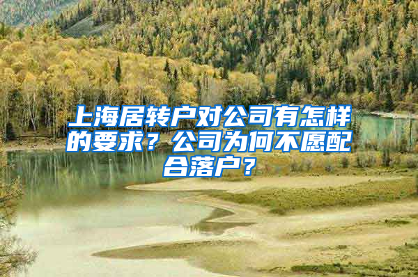 上海居轉(zhuǎn)戶對(duì)公司有怎樣的要求？公司為何不愿配合落戶？