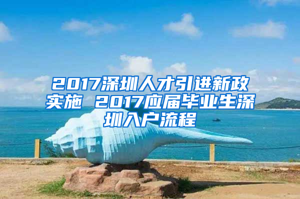 2017深圳人才引進(jìn)新政實(shí)施 2017應(yīng)屆畢業(yè)生深圳入戶流程