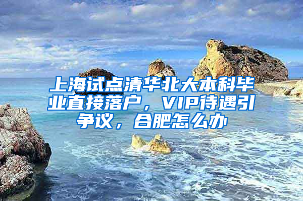 上海試點(diǎn)清華北大本科畢業(yè)直接落戶，VIP待遇引爭(zhēng)議，合肥怎么辦