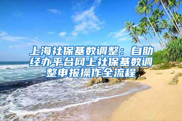 上海社?；鶖?shù)調(diào)整：自助經(jīng)辦平臺(tái)網(wǎng)上社?；鶖?shù)調(diào)整申報(bào)操作全流程