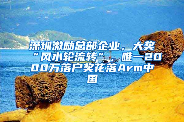 深圳激勵(lì)總部企業(yè)，大獎(jiǎng)“風(fēng)水輪流轉(zhuǎn)”，唯一2000萬落戶獎(jiǎng)花落Arm中國