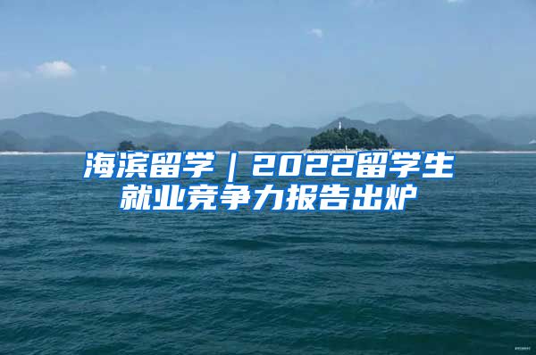 海濱留學｜2022留學生就業(yè)競爭力報告出爐