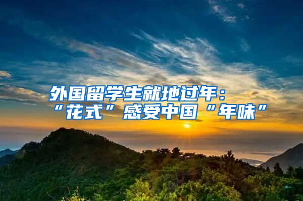 外國(guó)留學(xué)生就地過(guò)年：“花式”感受中國(guó)“年味”