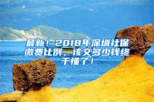 最新！2018年深圳社保繳費(fèi)比例，該交多少錢終于懂了！