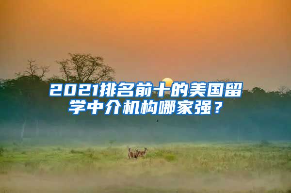 2021排名前十的美國(guó)留學(xué)中介機(jī)構(gòu)哪家強(qiáng)？