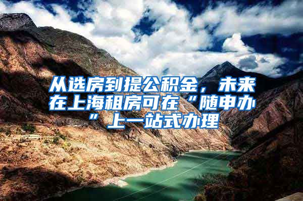 從選房到提公積金，未來在上海租房可在“隨申辦”上一站式辦理