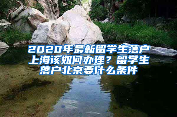 2020年最新留學(xué)生落戶上海該如何辦理？留學(xué)生落戶北京要什么條件