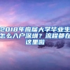 2018年應屆大學畢業(yè)生怎么入戶深圳？流程都在這里啦