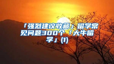 「強烈建議收藏」留學(xué)常見問題300個「大牛留學(xué)」(1)