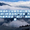 深圳市公安局羅湖分局羅湖口岸派出所戶政室 為民服務(wù)塑造“窗口”新形象