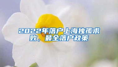 2022年落戶上海獨(dú)孤求敗，最全落戶政策