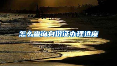 怎么查詢身份證辦理進(jìn)度