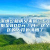 深圳公租房又來啦！60㎡低至800元／月，這個區(qū)的人開始沸騰了