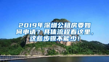 2019年深圳公租房要如何申請(qǐng)？具體流程看這里，這些步驟不能少！