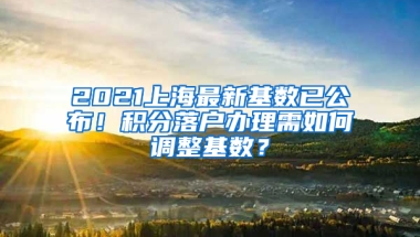 2021上海最新基數(shù)已公布！積分落戶辦理需如何調(diào)整基數(shù)？