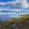 深圳安居房和公租房有什么區(qū)別？