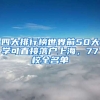 四大排行榜世界前50大學(xué)可直接落戶上海，77校全名單