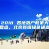 2018 各地落戶政策大盤點(diǎn)，北京新增綠色通道