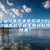 企業(yè)今年下半年招錄2022屆高校畢業(yè)生有補貼可以拿？