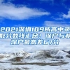 2021深圳109所高中錄取分?jǐn)?shù)線匯總！深戶與非深戶最高差67分