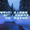 每年2萬！北上深直接“落戶”！這些研究生“補(bǔ)貼”你知不知道？