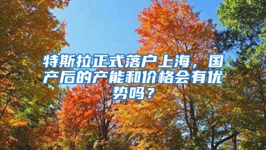 特斯拉正式落戶上海，國產(chǎn)后的產(chǎn)能和價格會有優(yōu)勢嗎？