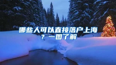 哪些人可以直接落戶上海？一圖了解