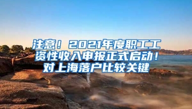 注意！2021年度職工工資性收入申報(bào)正式啟動(dòng)！對(duì)上海落戶比較關(guān)鍵