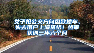 女子搶公交方向盤致撞車，失去落戶上海資格！終審獲刑三年六個月