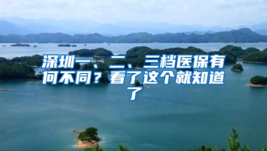 深圳一、二、三檔醫(yī)保有何不同？看了這個(gè)就知道了