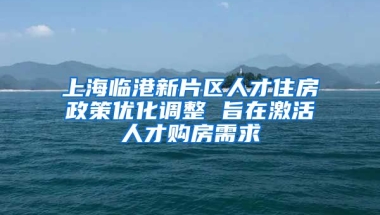 上海臨港新片區(qū)人才住房政策優(yōu)化調(diào)整 旨在激活人才購(gòu)房需求