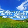 8月落戶7958人，同比增長173% 過去10年上海落戶從未如此容易