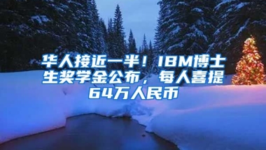 華人接近一半！IBM博士生獎學(xué)金公布，每人喜提64萬人民幣