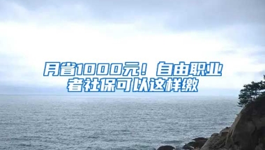 月省1000元！自由職業(yè)者社?？梢赃@樣繳