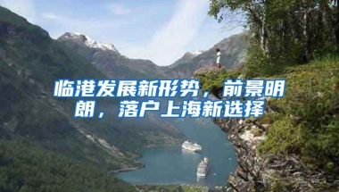 臨港發(fā)展新形勢，前景明朗，落戶上海新選擇