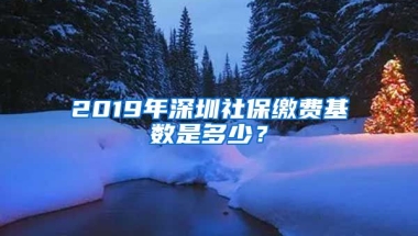 2019年深圳社保繳費(fèi)基數(shù)是多少？