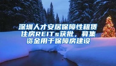 深圳人才安居保障性租賃住房REITs獲批，募集資金用于保障房建設(shè)