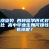 漲姿勢 各種留學(xué)形式對(duì)比 高中畢業(yè)生如何理性選擇呢？