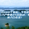 10000個指標(biāo)！今年積分入戶申請25日啟動，申請入口在這！