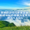 深圳啟動少兒醫(yī)保參保，財政補貼后參保人全年只繳371.64元